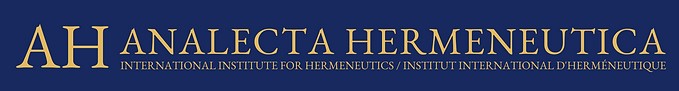 Analecta Hermeneutica banner